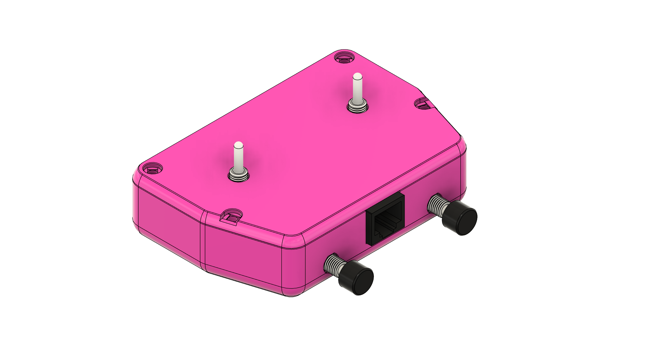 Angled Enclosure 3D Model